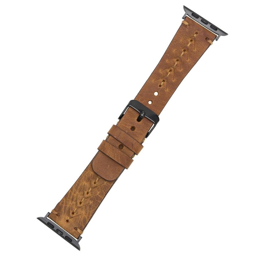 Akıllı Saatler Apple Watch Uyumlu Deri Kordon 38-40-41mm G19 Boras Satın Al