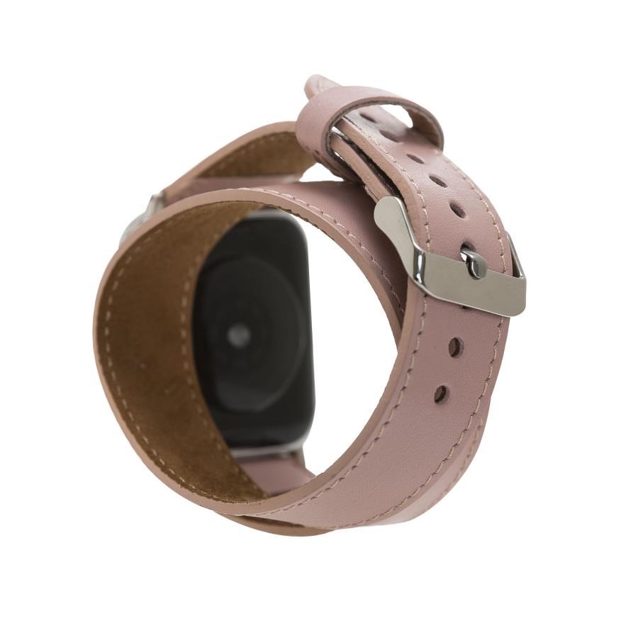Akıllı Saatler Apple Watch Uyumlu Deri Kordon 42-44-45mm DT NU2 Satın Al