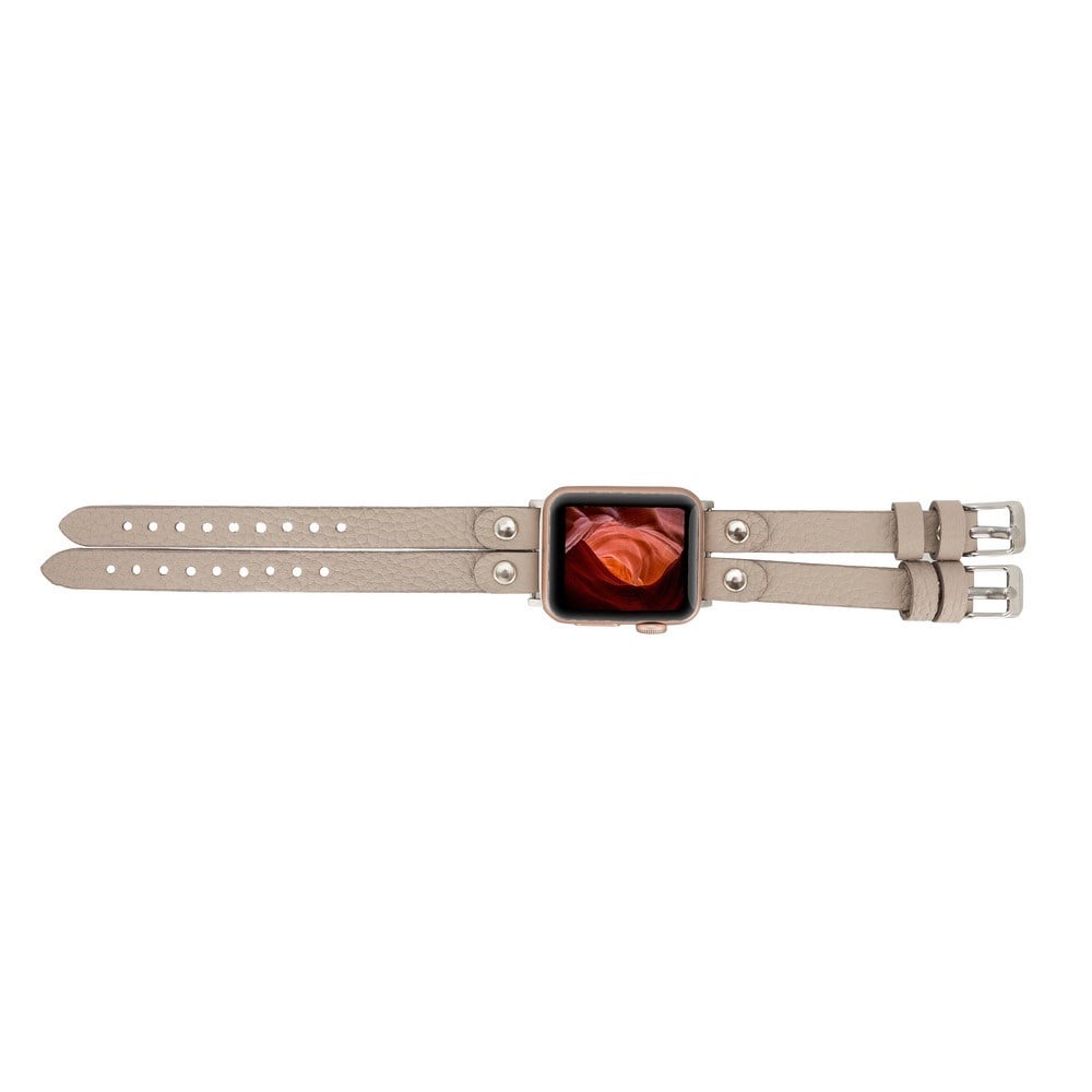 Akıllı Saatler Apple Watch Uyumlu Deri Kordon Ely Double Tour ST ERC3 Satın Al
