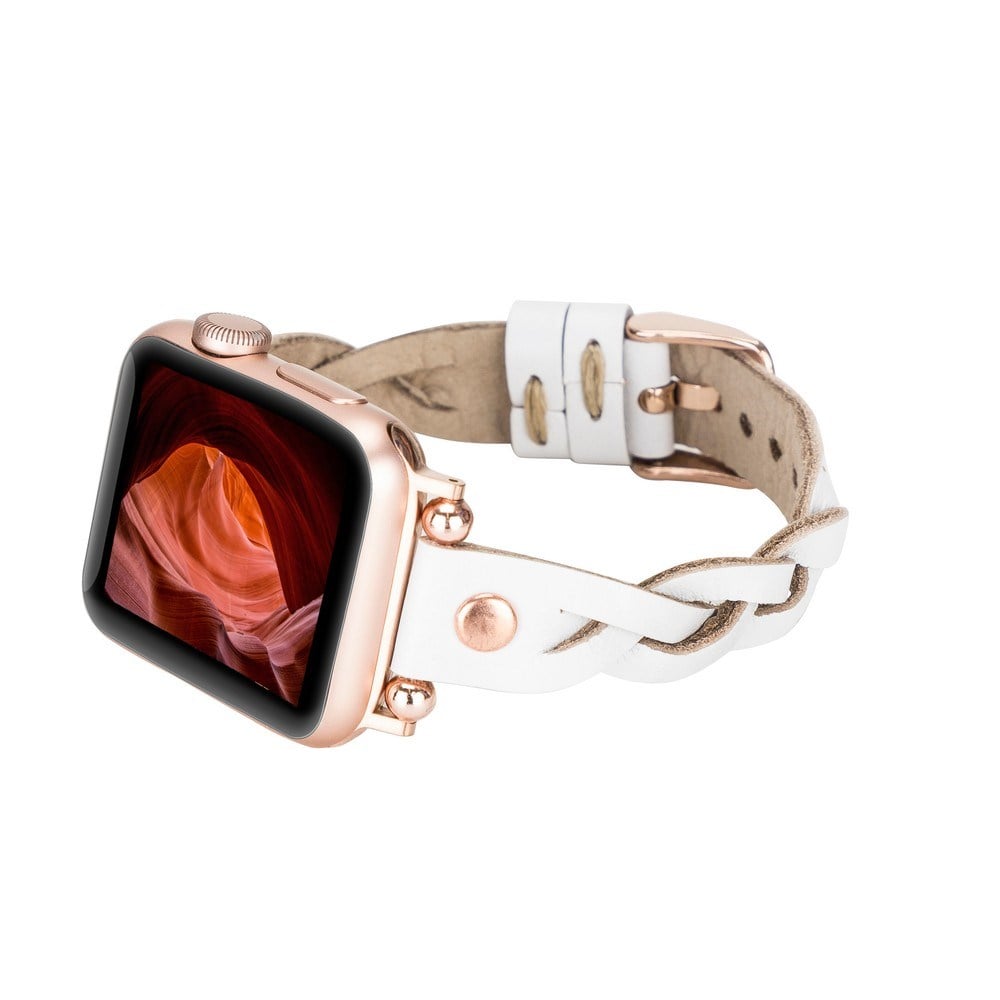 Akıllı Saatler Apple Watch Uyumlu Deri Kordon Wanda 38-40-41mm RT F3 Satın Al