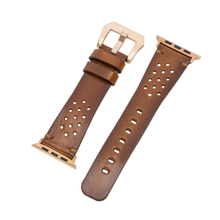 Akıllı Saatler Apple Watch Uyumlu Deri Kordon Vigo 42-44-45mm RST2EF Satın Al