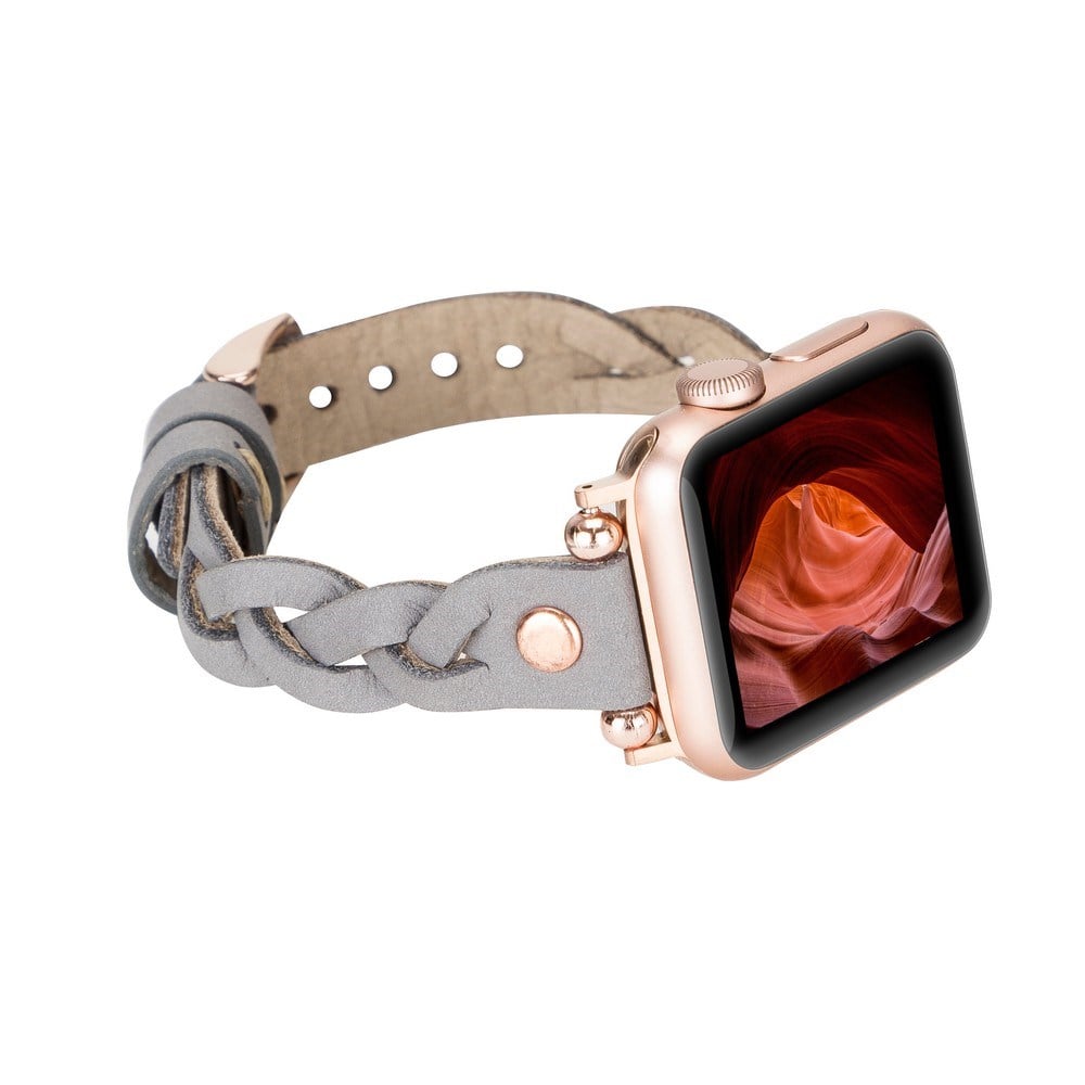 Akıllı Saatler Apple Watch Uyumlu Deri Kordon Wanda 38-40-41mm RT RST9 Satın Al