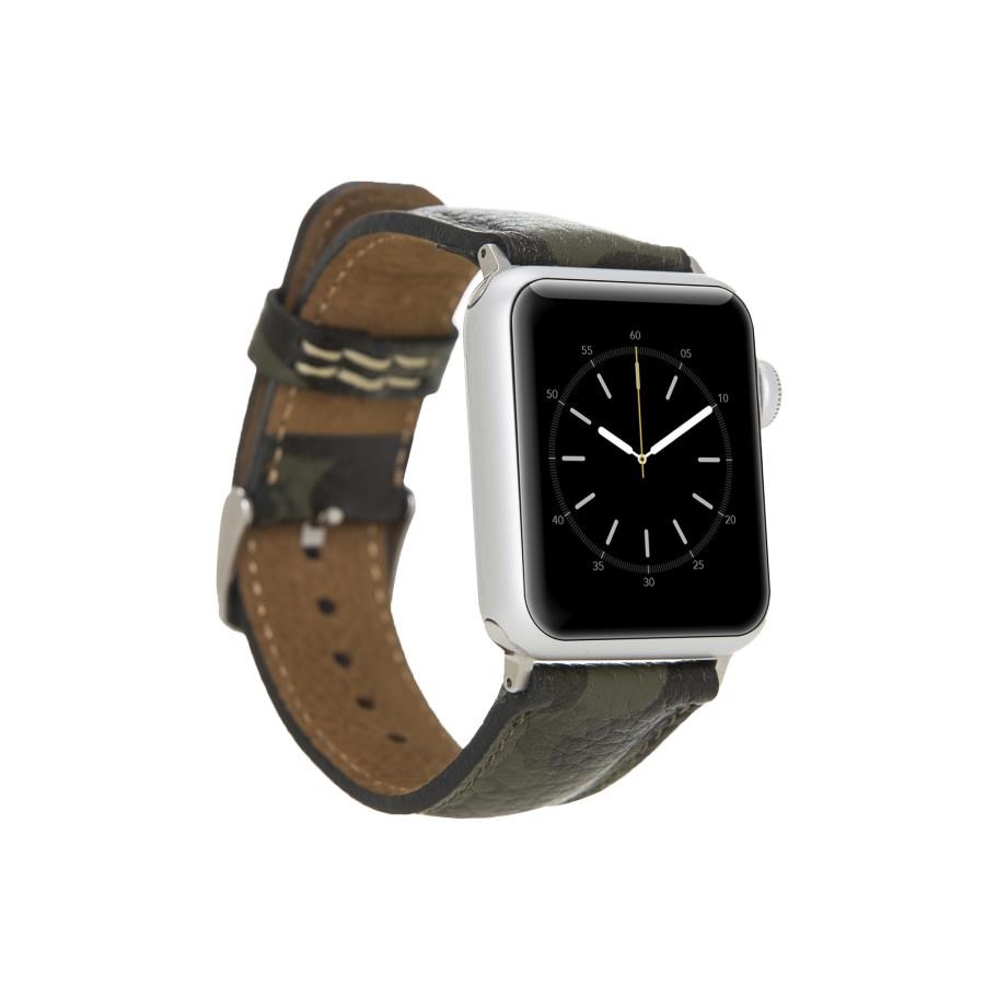 Akıllı Saatler Apple Watch Uyumlu Deri Kordon 42-44-45mm KF04N Satın Al