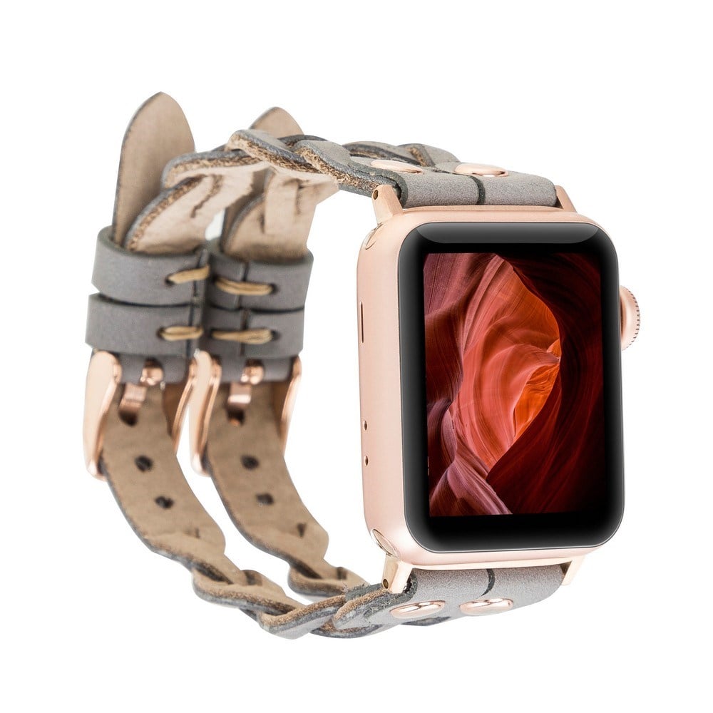 Akıllı Saatler Apple Watch Uyumlu Deri Kordon York Double Tour RST9 Satın Al