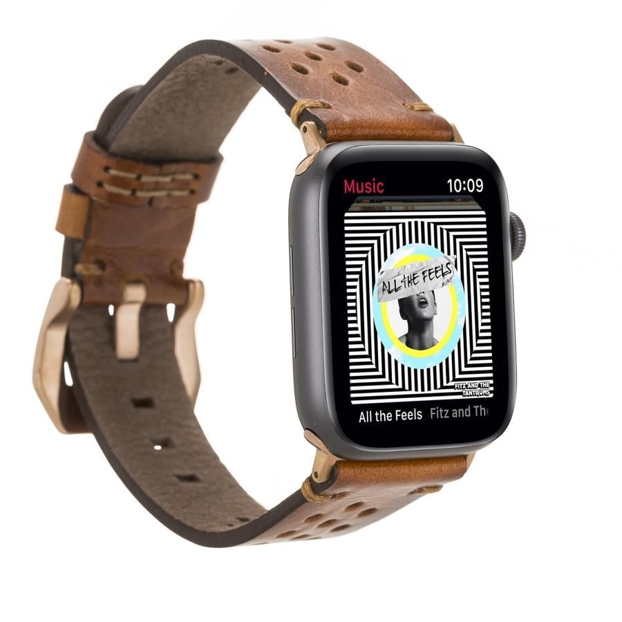 Akıllı Saatler Apple Watch Uyumlu Deri Kordon Vigo 42-44-45mm RST2EF Satın Al
