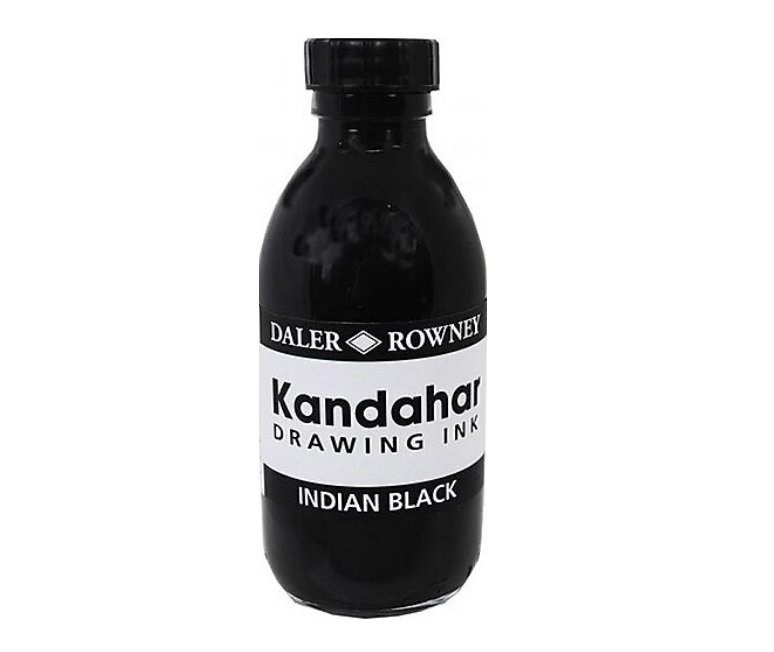 Akrilik Boyalar Daler Rowney Kandahar Çizim Mürekkebi Indian Black 175 ml Satın Al