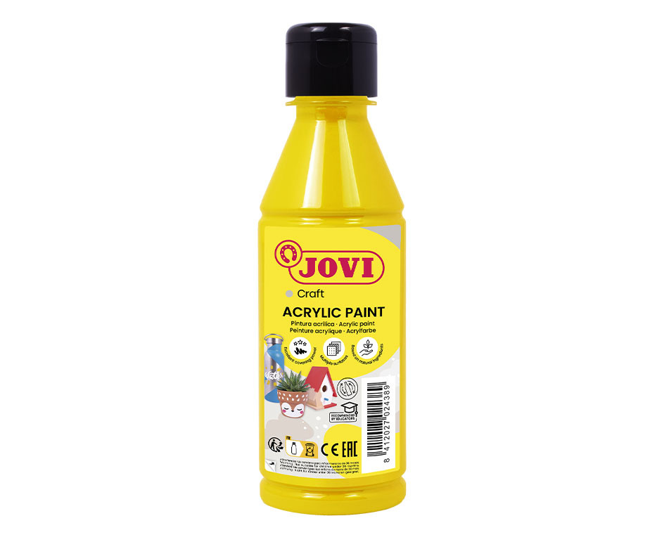 Akrilik Boyalar JOVI 680 JOVIDECOR AKRİLİK BOYA 250ML SARI Satın Al
