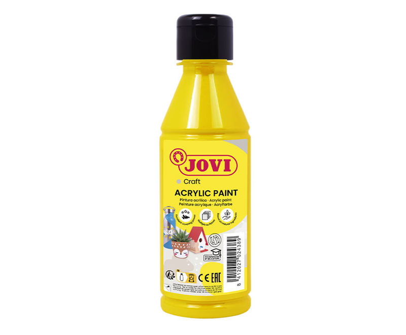 Akrilik Boyalar JOVI 680 JOVIDECOR AKRİLİK BOYA 250ML SARI Satın Al