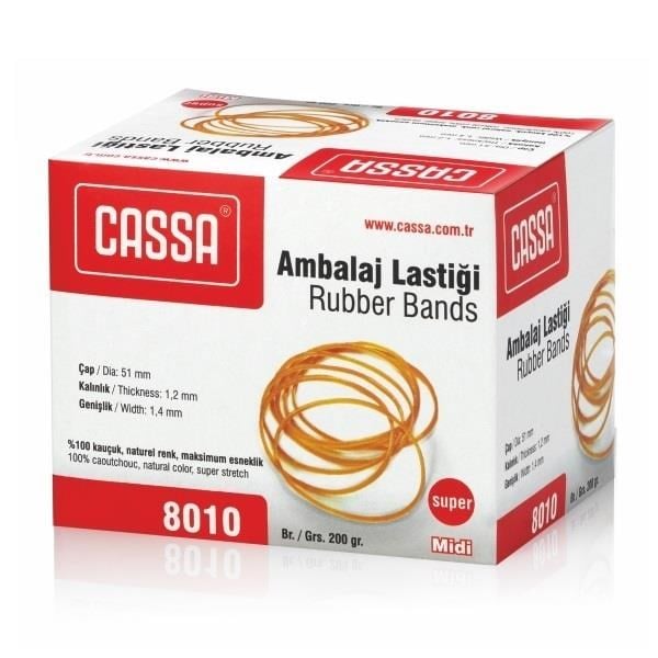 Ambalaj Malzemeleri Cassa 8010 Ambalaj Lastiği %100 Kauçuk 200 Gr Midi Satın Al