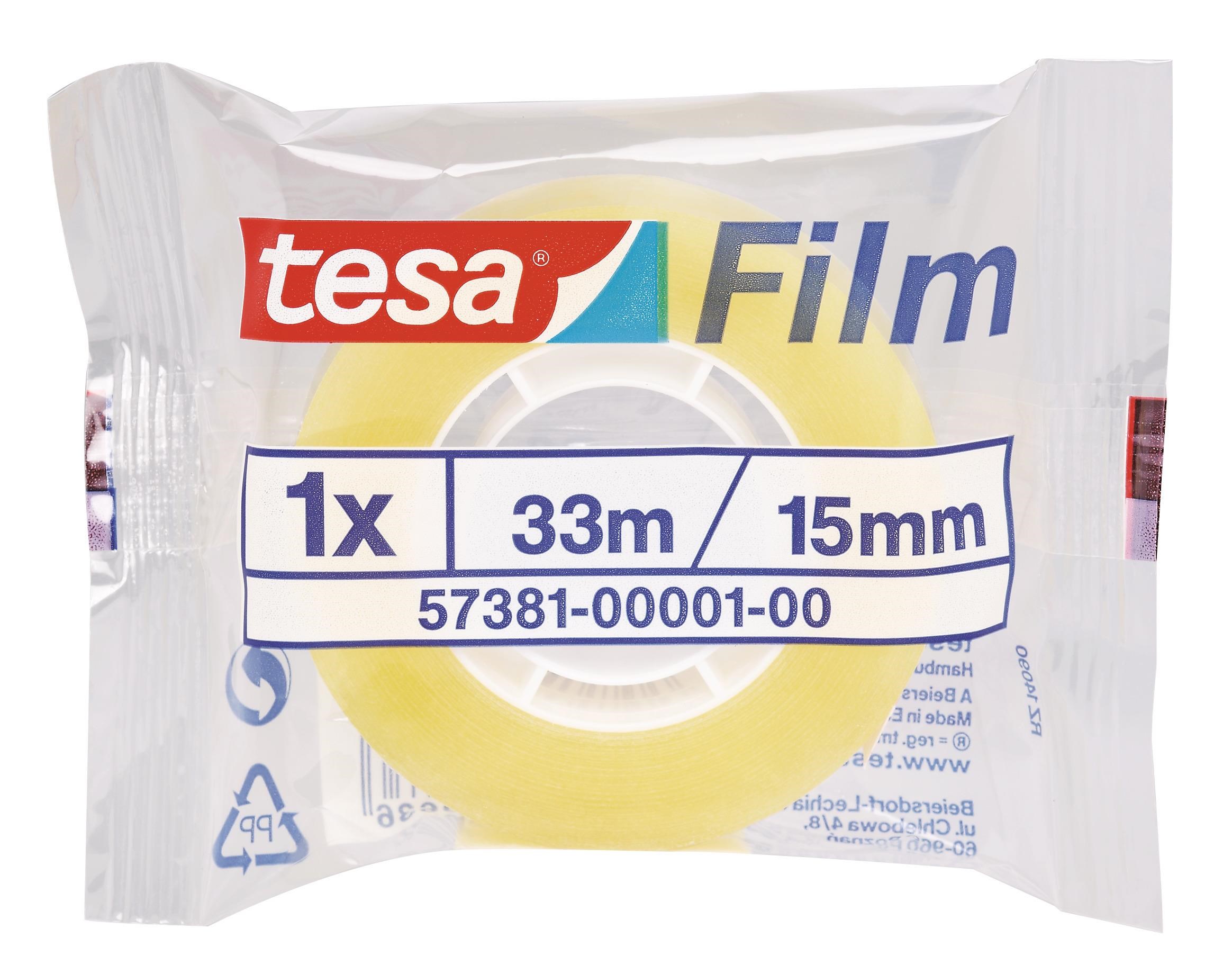 Bantlar ve Kesicileri Tesa Selofan Film Bant Standart 15mm x 33 m Şeffaf 6'lı Pak. Satın Al