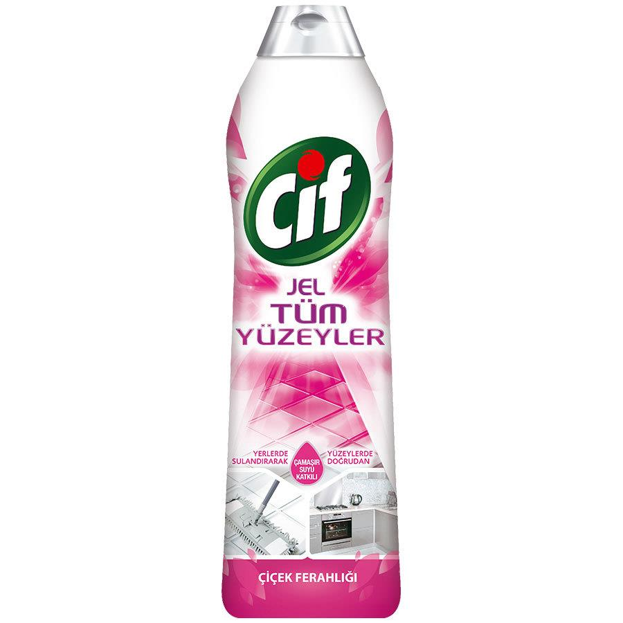 Banyo Mutfak Temizlik Ürünleri Cif Jel Tüm Yüzeyler Çiçek Ferahlığı 750 ml Satın Al
