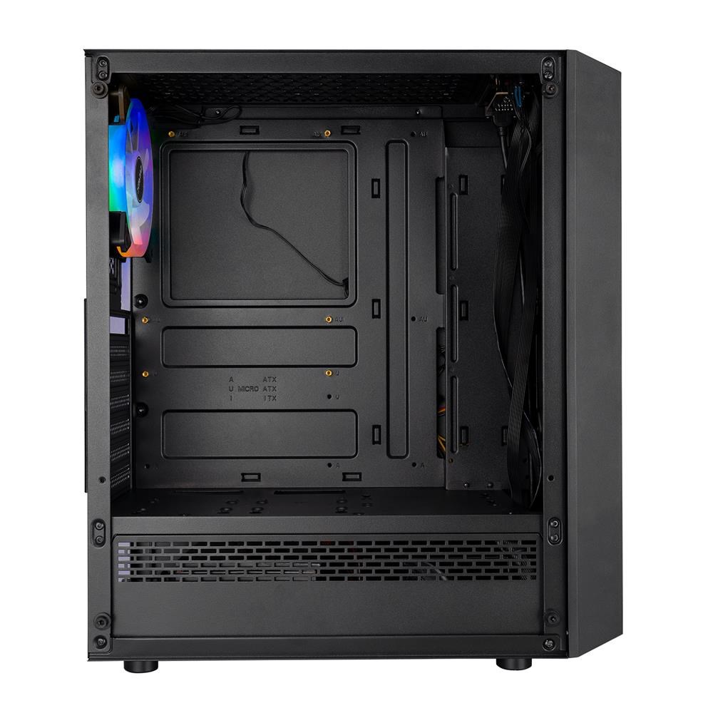 Bilgisayar Kasası Everest FLAT MESH 4-12cm RGB Fan Tempered Camlı ATX Mid-T Gaming Oyuncu Kasası Satın Al