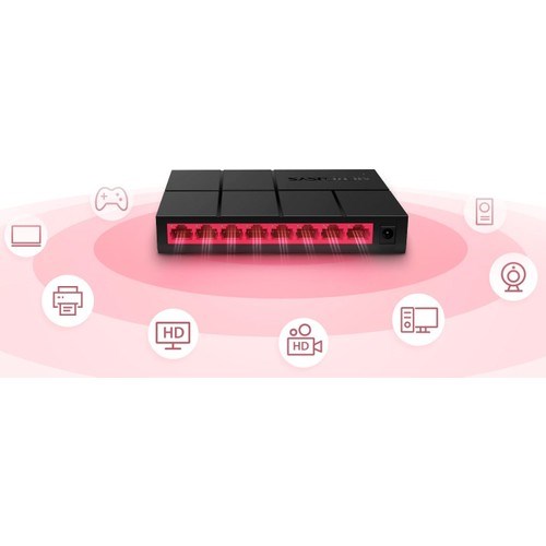 Bilgisayar Kasası Tp-Link Mercusys MS108G 8 Port 10-100-1000 Mbps Switch Plastik Kasa Satın Al