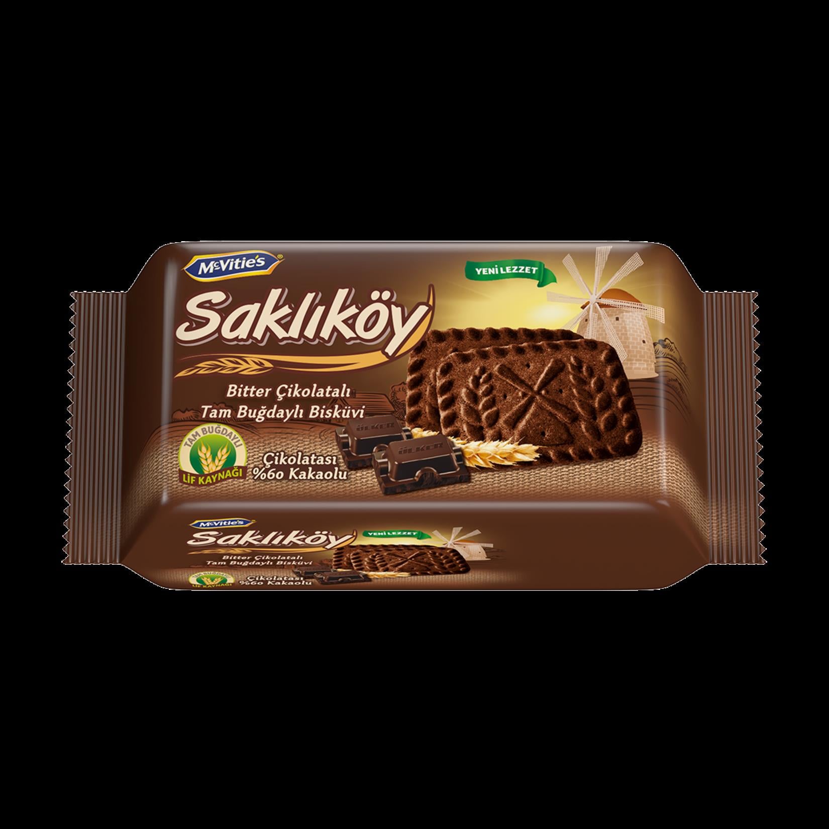 Bisküvi ve Kekler Ülker Saklıköy Bitter Çikolatalı Bisküvi 122gr x 24 Adet Satın Al
