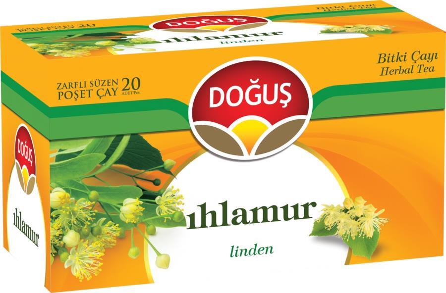 Bitki Çayları Doğuş Bitki Çayı Ihlamur Bardak Poşet Çay 20'li Satın Al