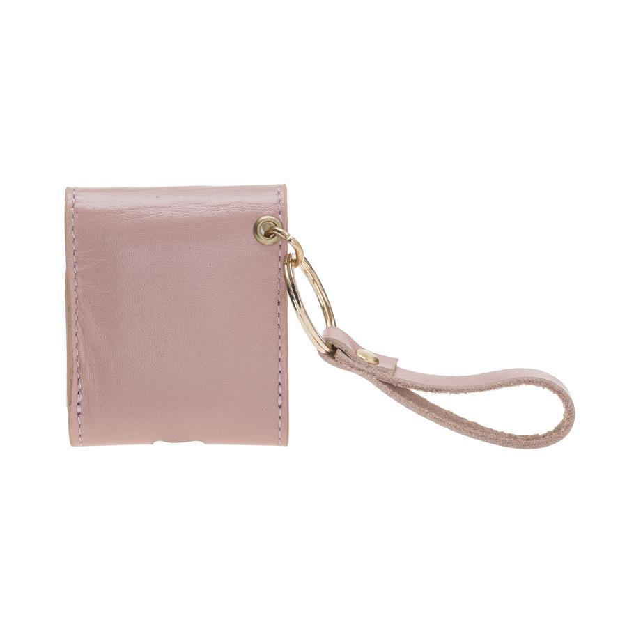 Bluetooth Kulaklıklar Apple AirPods 2.nesil Uyumlu Deri Kılıf Mai Snap NU2 Pembe Satın Al