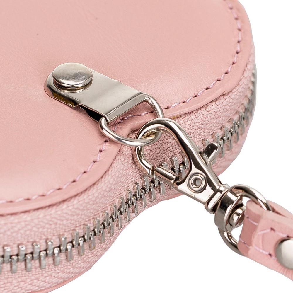 Bluetooth Kulaklıklar Apple AirPods 2.nesil Uyumlu Deri Kılıf Valentine NU2 Pembe Satın Al