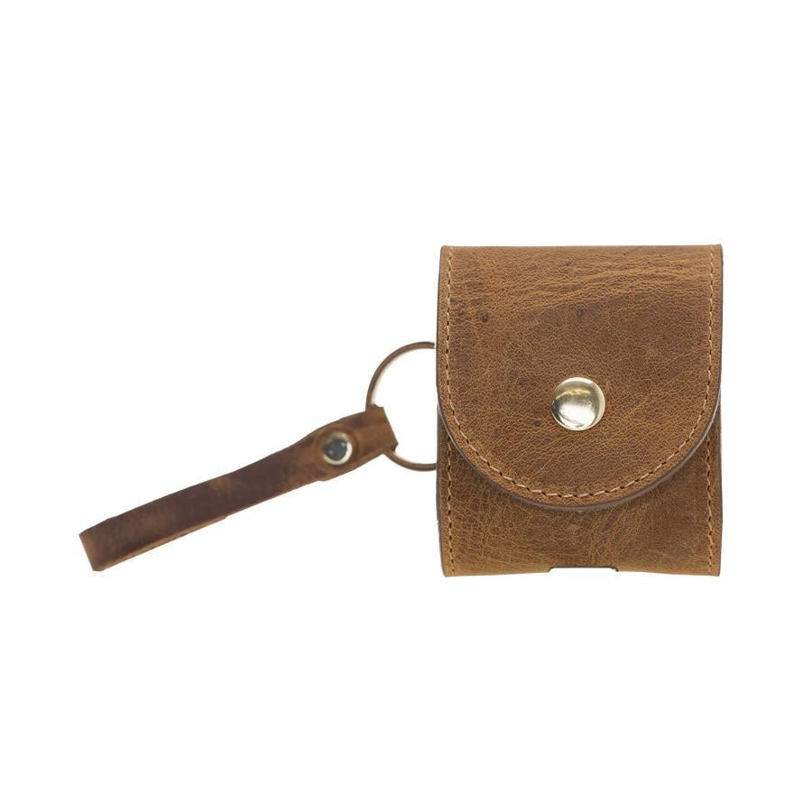 Bluetooth Kulaklıklar Apple AirPods 2.nesil Uyumlu Deri Kılıf Mai Snap G19 Taba Satın Al