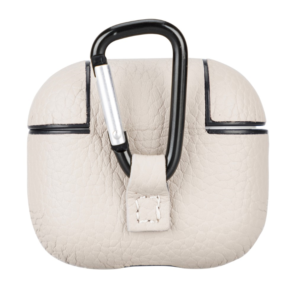 Bluetooth Kulaklıklar Apple AirPods 3.nesil Uyumlu Deri Kılıf Juni ERC3 Bej Satın Al