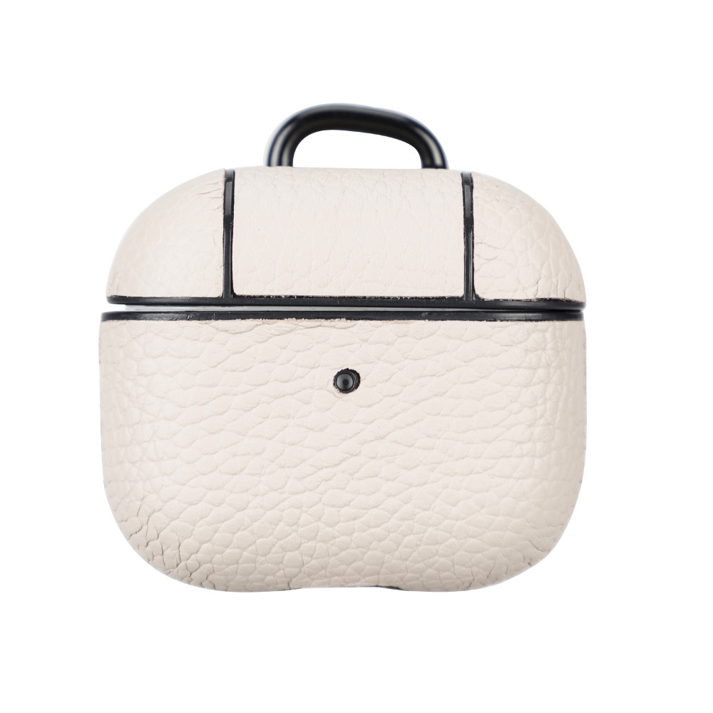 Bluetooth Kulaklıklar Apple AirPods 3.nesil Uyumlu Deri Kılıf Juni ERC3 Bej Satın Al