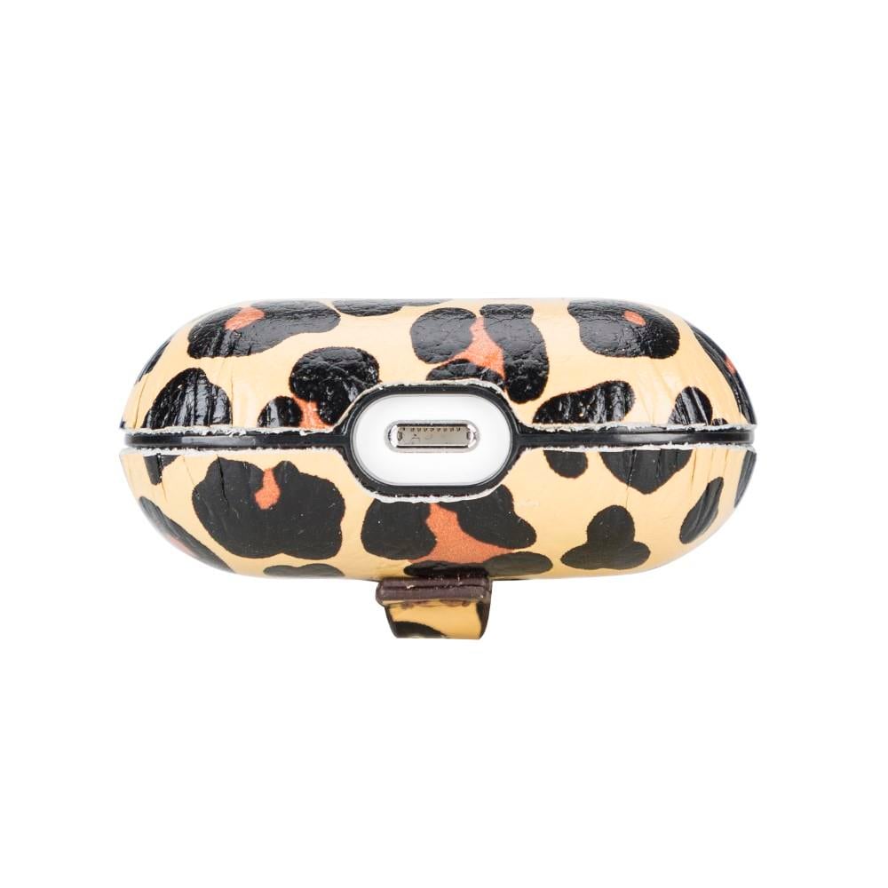 Bluetooth Kulaklıklar Apple AirPods 3.nesil Uyumlu Deri Kılıf Juni LEO-NE Leopar Satın Al