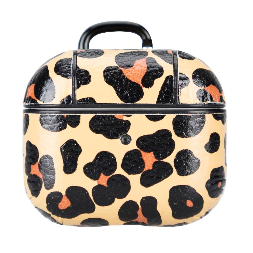 Bluetooth Kulaklıklar Apple AirPods 3.nesil Uyumlu Deri Kılıf Juni LEO-NE Leopar Satın Al