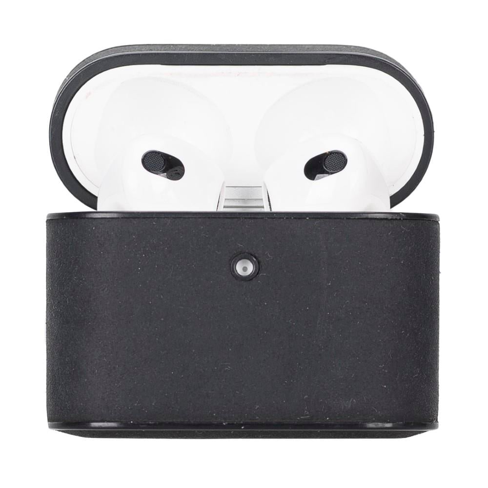 Bluetooth Kulaklıklar Casquet Apple AirPods 3.nesil Uyumlu Deri Kılıf G1 Siyah Satın Al