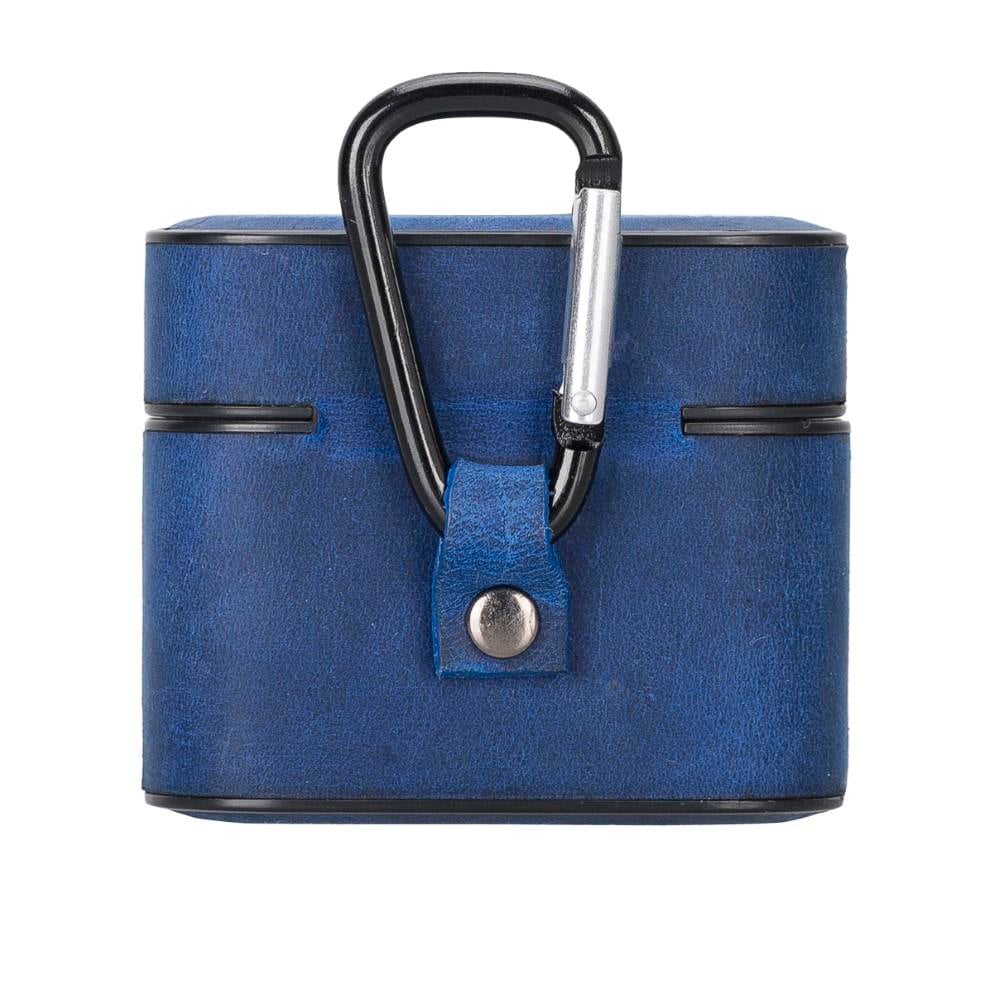 Bluetooth Kulaklıklar Casquet Apple AirPods 3.nesil Uyumlu Deri Kılıf G21 Mavi Satın Al