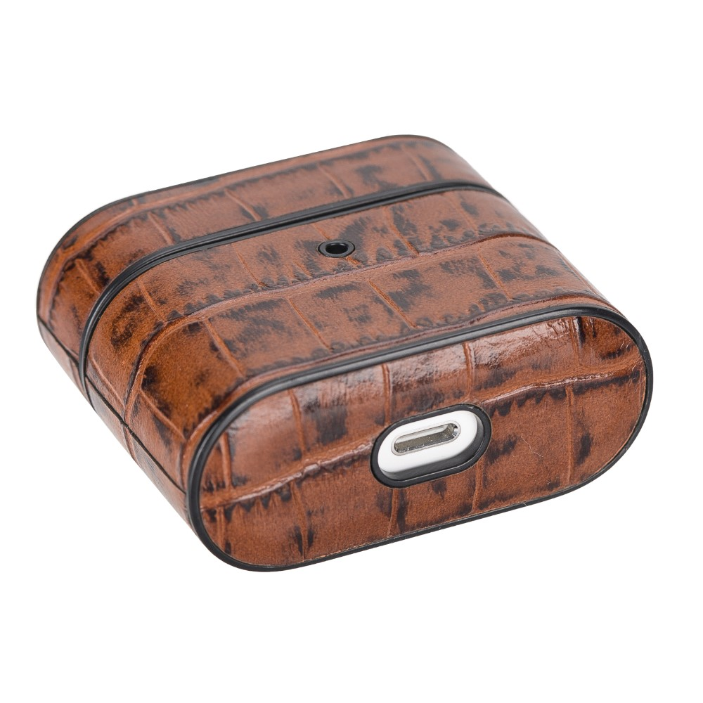 Bluetooth Kulaklıklar Casquet Apple AirPods 3.nesil Uyumlu Deri Kılıf YK6 Taba Satın Al