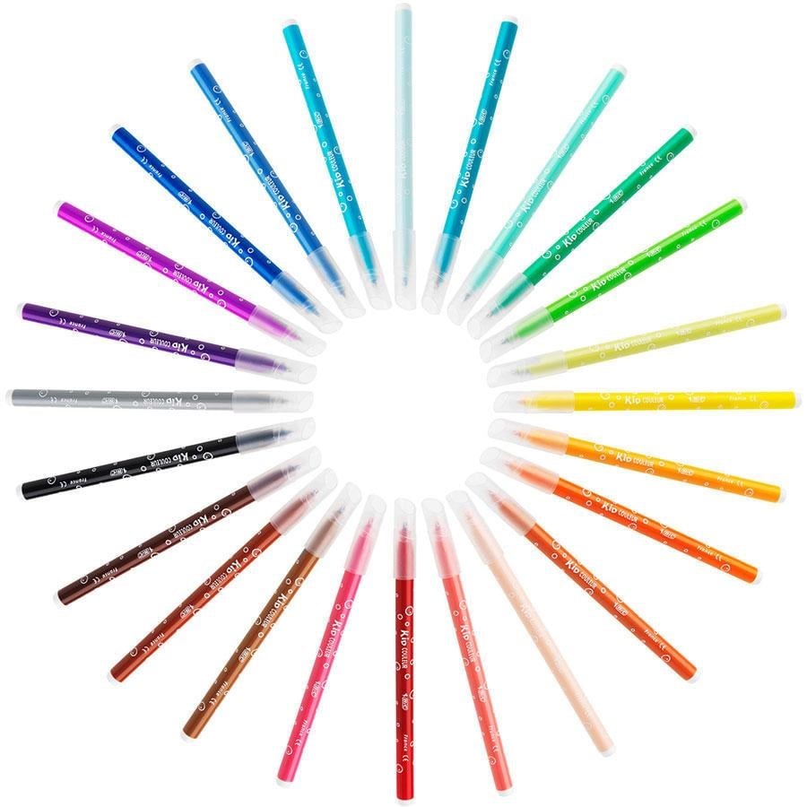 Boya ve Resim Kalemleri Bic Kids Couleur Keçeli Boyama Kalemi 24'lü Paket Satın Al