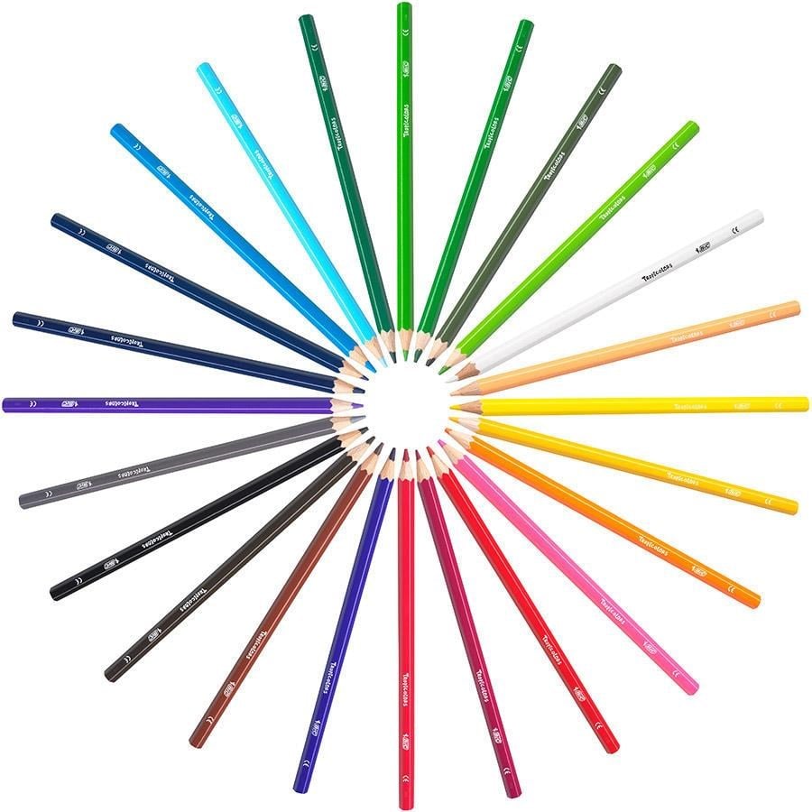 Boya ve Resim Kalemleri Bic Kids Tropicolors Kuru Boya Kalemi Uzun 24 Renk Satın Al