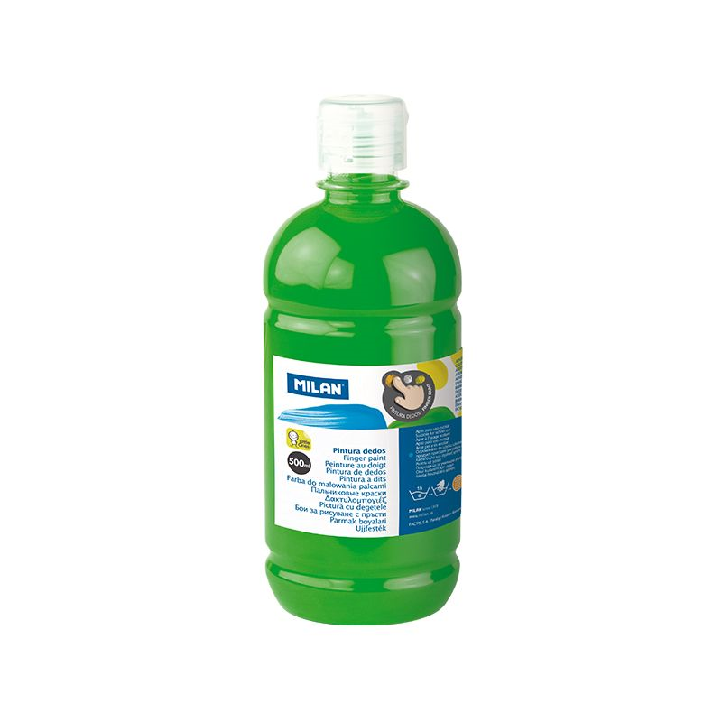 Boya ve Resim Kalemleri MILAN 31660 PARMAK BOYASI YEŞİL ŞİŞE - 500ML Satın Al