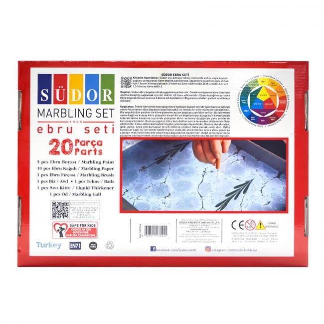 Boya ve Resim Kalemleri Südor SD85 Ebru Başlangıç Seti 20 Parça Satın Al