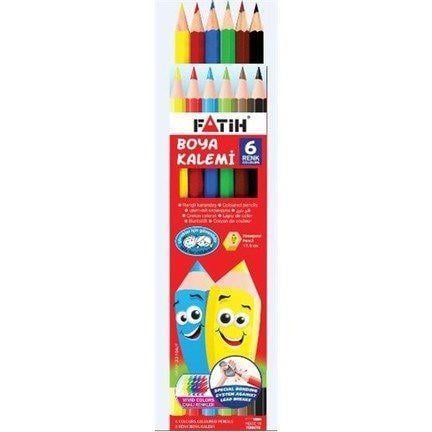 Boyama Ürünleri Fatih Kuru Boya 6 Renk Tam Boy Satın Al