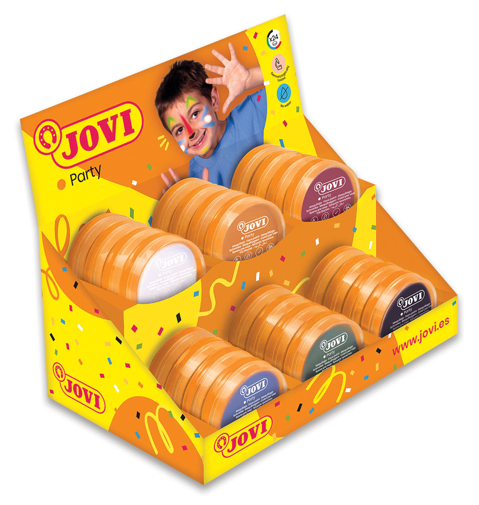 Boyama Ürünleri JOVI 171D KREM YÜZ BOYASI 8ML 4X6RENK - 24'LÜ STAND Satın Al