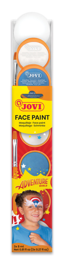 Boyama Ürünleri JOVI 174AD KREM YÜZ BOYASI MACERA DÜNYASI 8ML X 3 RENK Satın Al