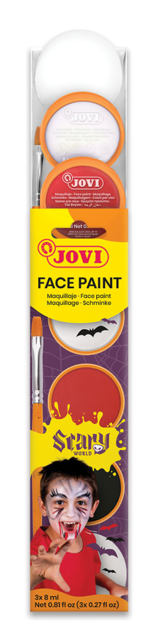 Boyama Ürünleri JOVI 174SC KREM YÜZ BOYASI KORKU DÜNYASI 8ML X 3 RENK Satın Al