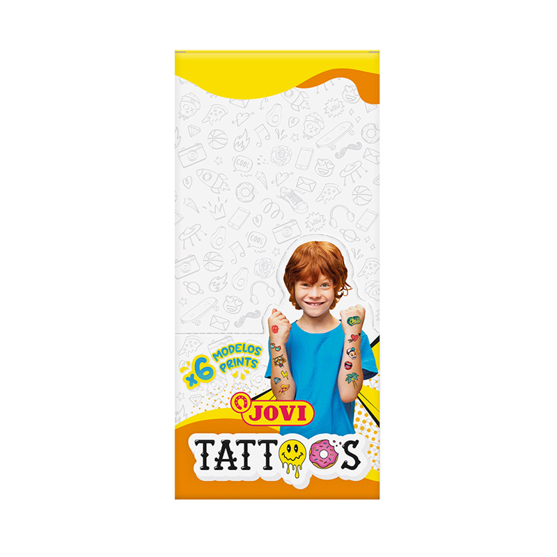 Boyama Ürünleri JOVI 17924TT01 GEÇİCİ STICKER DÖVME - 24'LÜ DİSPLAY Satın Al