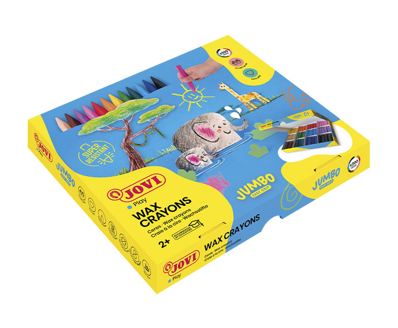 Boyama Ürünleri JOVI 979 TRIWAX JUMBO MUM BOYA 12 X 25 RENK - 300'LÜ Satın Al