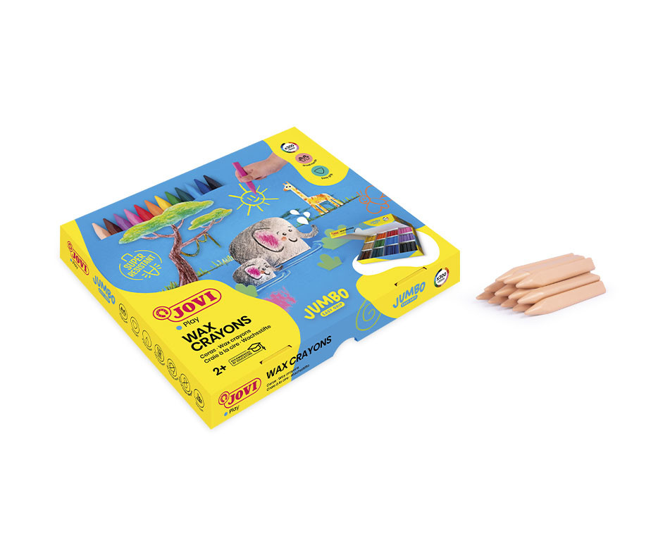 Boyama Ürünleri JOVI 979 TRIWAX JUMBO MUM BOYA 12 X 25 RENK - 300'LÜ Satın Al
