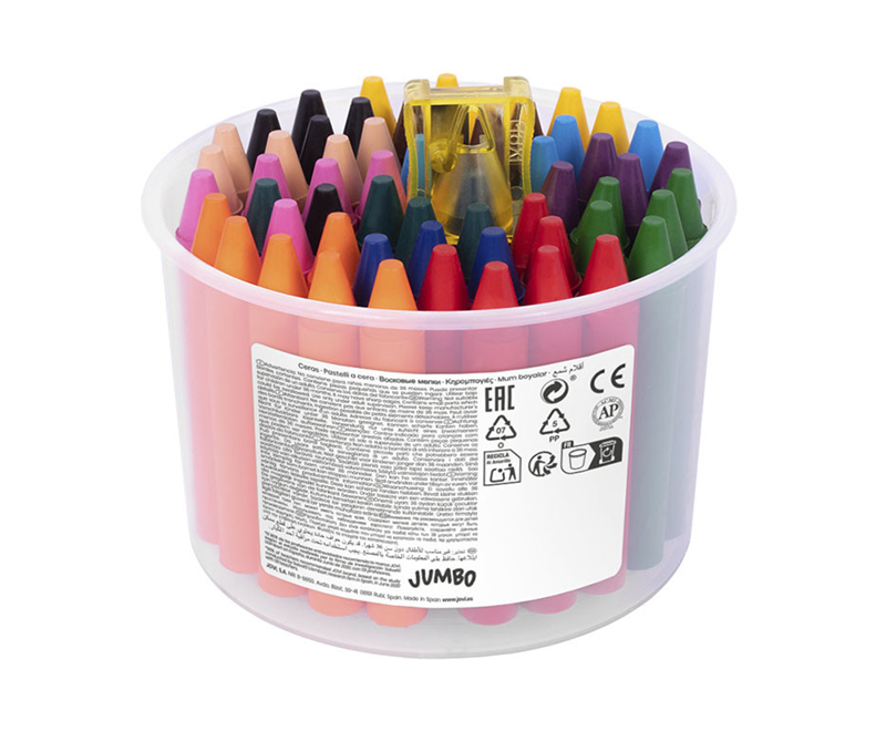 Boyama Ürünleri JOVI 980/60 JUMBO YUVARLAK MUM BOYA - 60'LI Satın Al