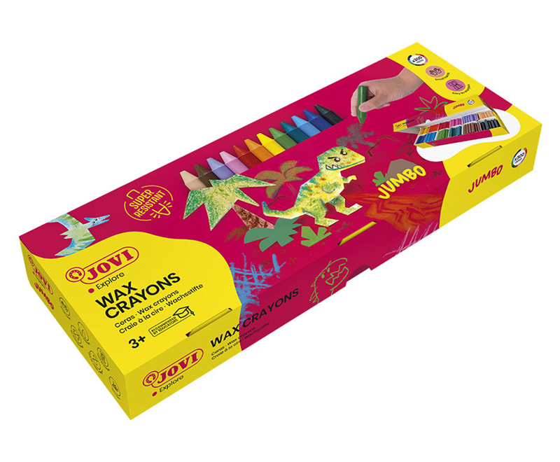 Boyama Ürünleri JOVI 989 JUMBO YUVARLAK MUM BOYA 12 X 25 RENK - 300'LÜ Satın Al