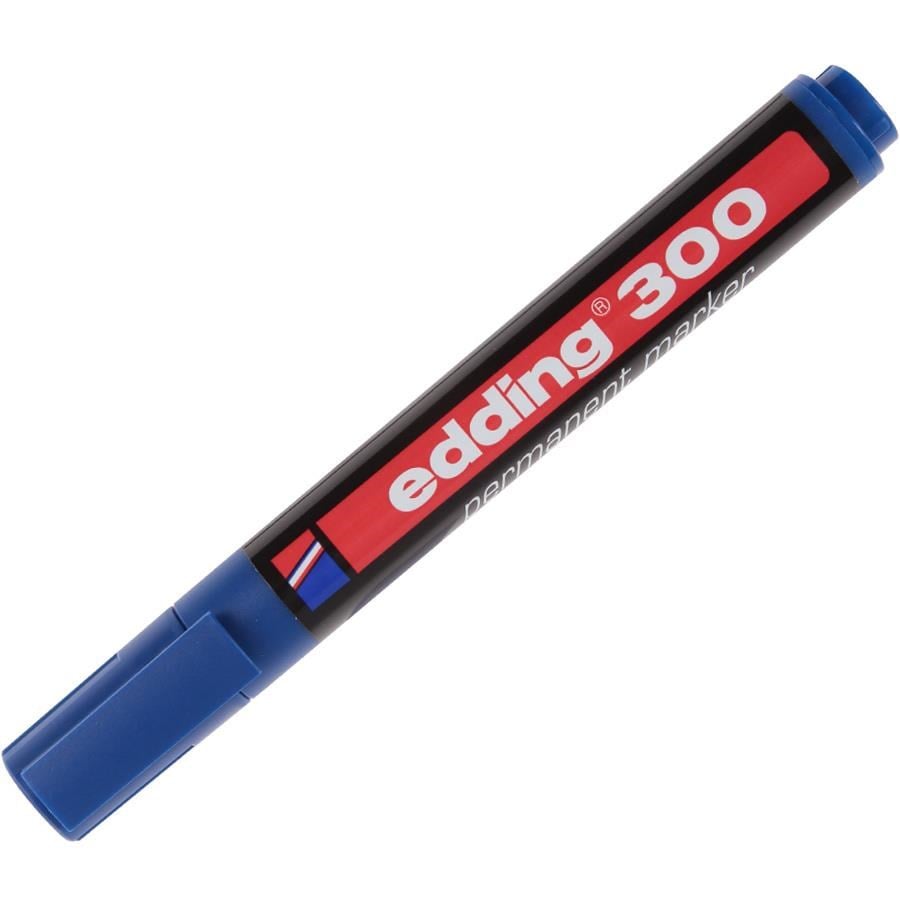 Cam ve Boyama Markörleri Edding 300 Permanent Marker Koli Kalemi Yuvarlak Uç Mavi 10'lu Satın Al