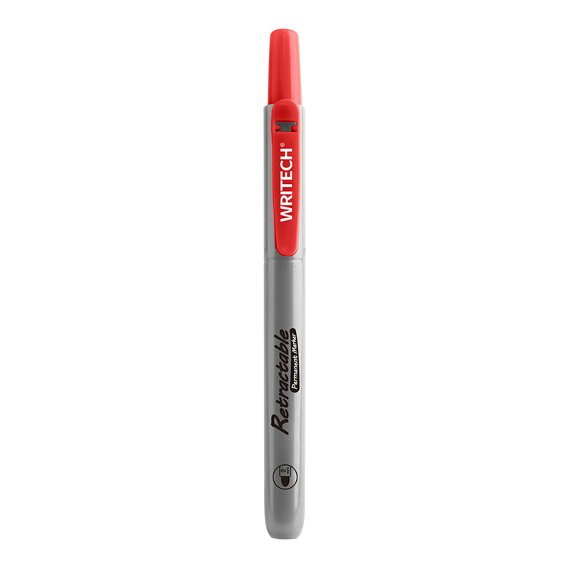 Cam ve Boyama Markörleri WRITECH W-805P BASMALI PERMANENT KALEM KIRMIZI - 12'Lİ KUTU Satın Al