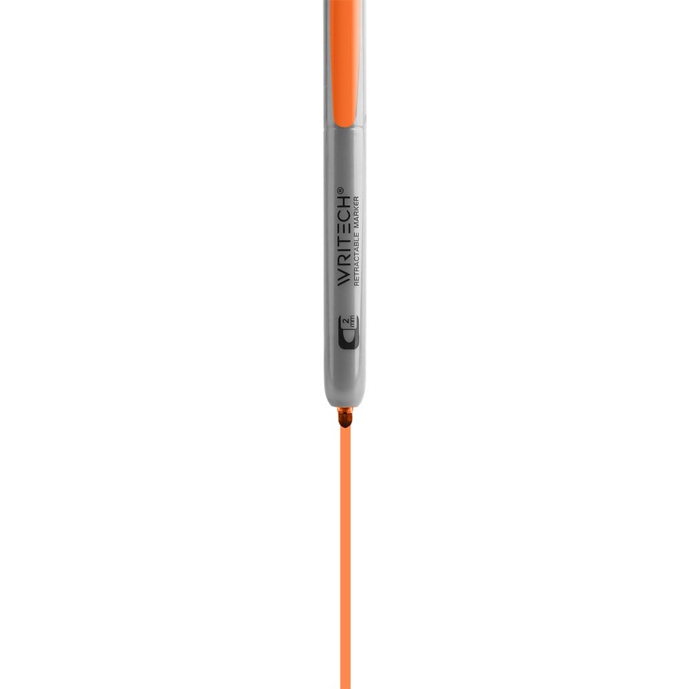 Cam ve Boyama Markörleri WRITECH W-805P BASMALI PERMANENT KALEM TURUNCU - 12'Lİ KUTU Satın Al