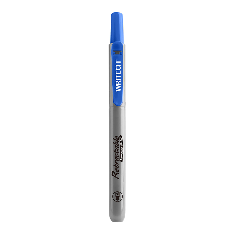 Cam ve Boyama Markörleri WRITECH W-805P BASMALI PERMANENT KALEM MAVİ - 12'Lİ KUTU Satın Al