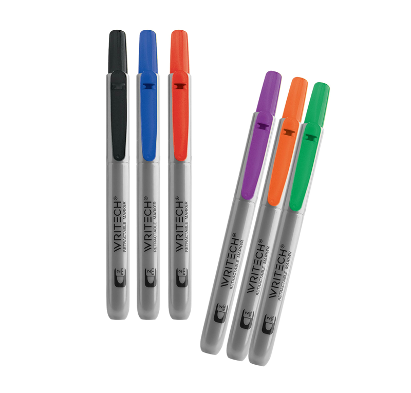 Cam ve Boyama Markörleri WRITECH W-805P BASMALI PERMANENT KALEM SİYAH - 12'Lİ KUTU Satın Al