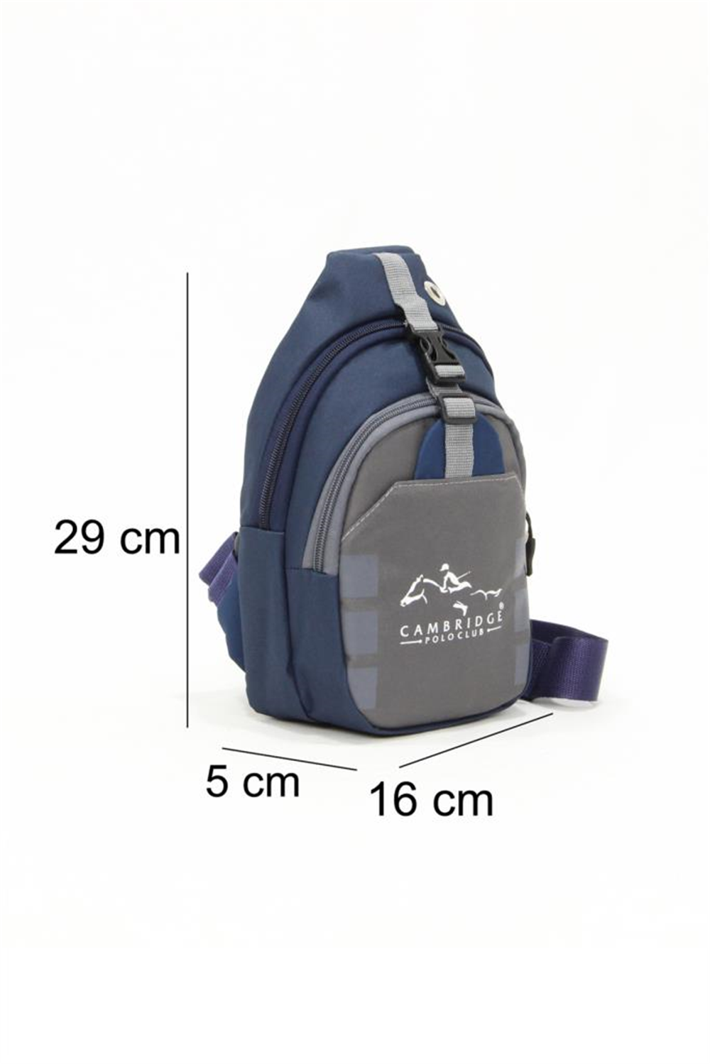 Cambridge Polo Club Çapraz Sırt Çantası PLEVR50047Lacivert Gri