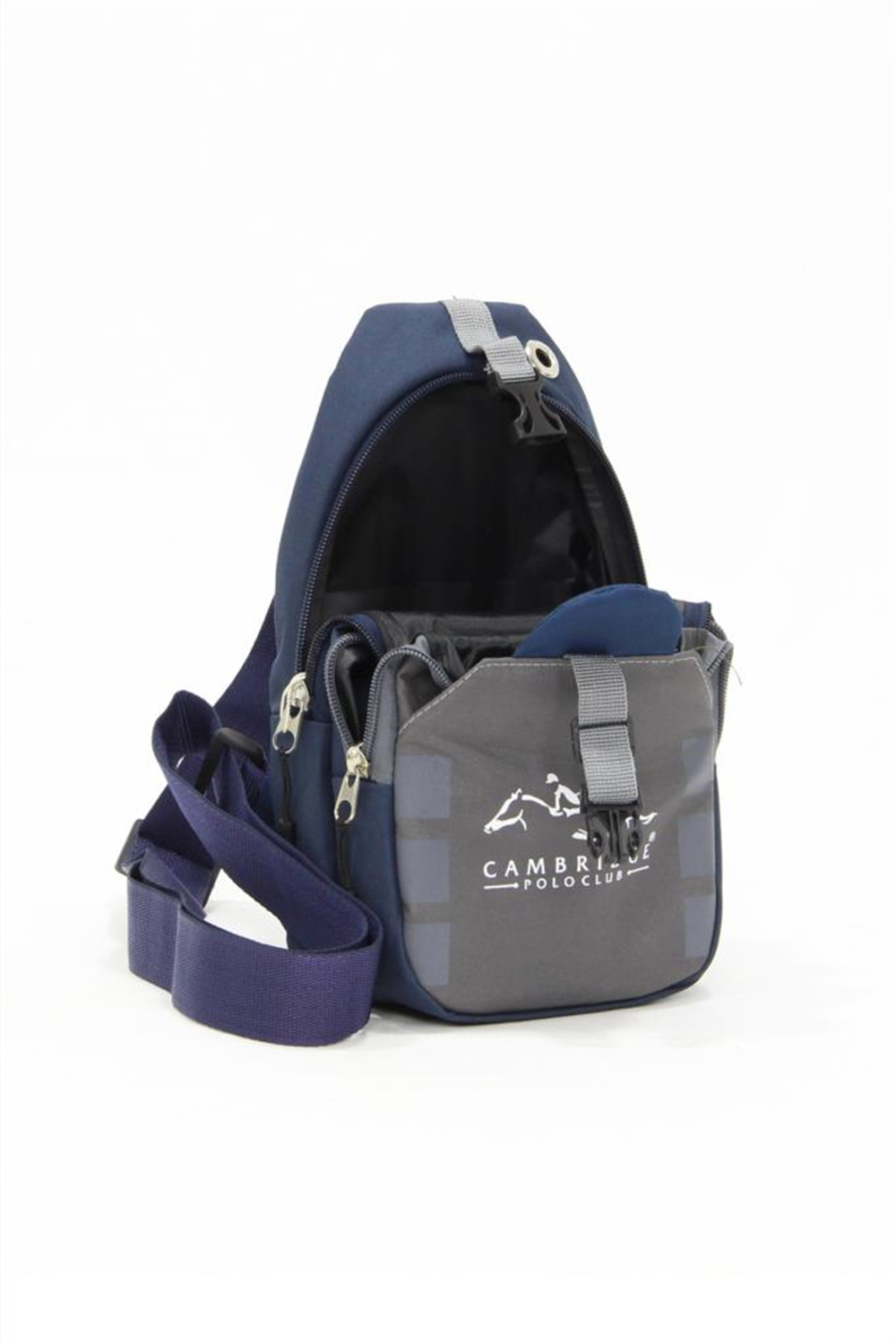 Cambridge Polo Club Çapraz Sırt Çantası PLEVR50047Lacivert Gri