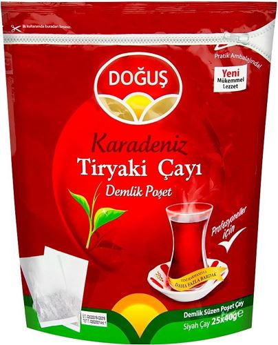 Çaylar Doğuş Karadeniz Tiryaki Demlik Poşet Çay 25x40 gr Satın Al